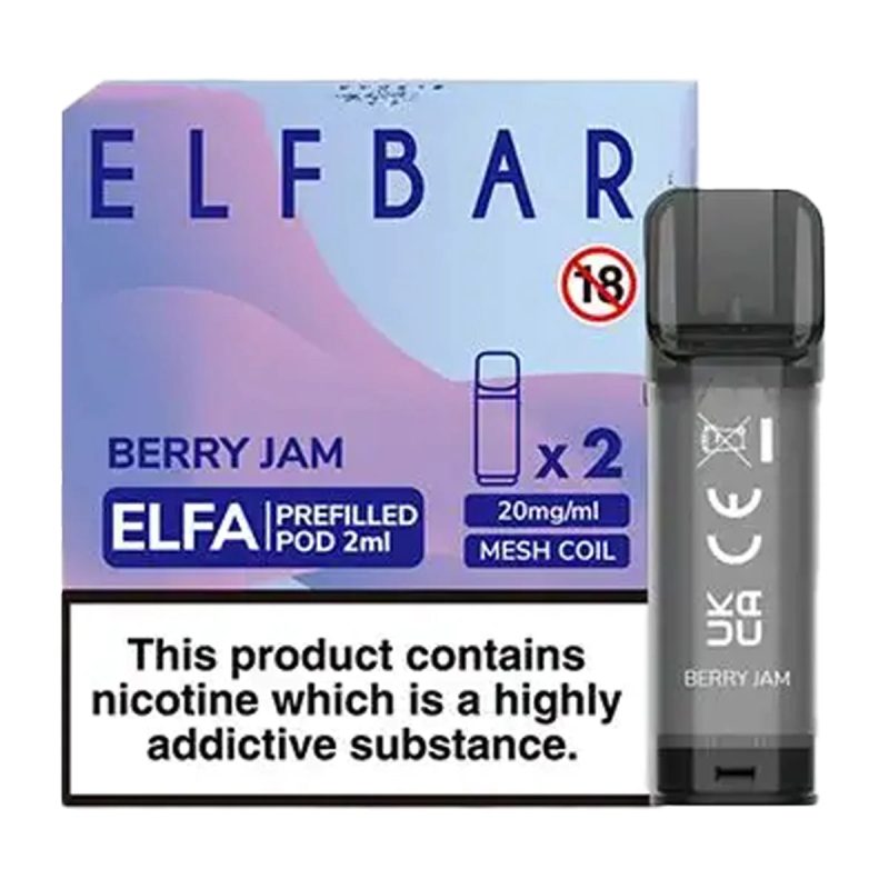 Elf Bar Elfa Prefilled Pod 2ml Berry Jam