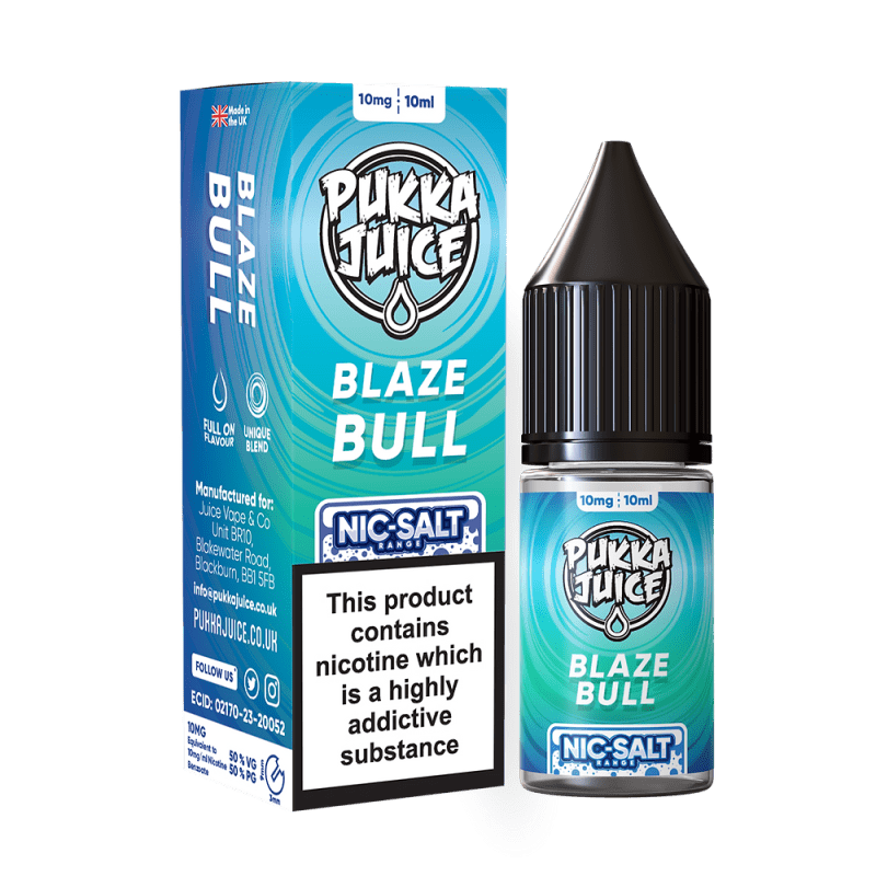 PukkaJuiceBlazeBullNicSaltCardiff