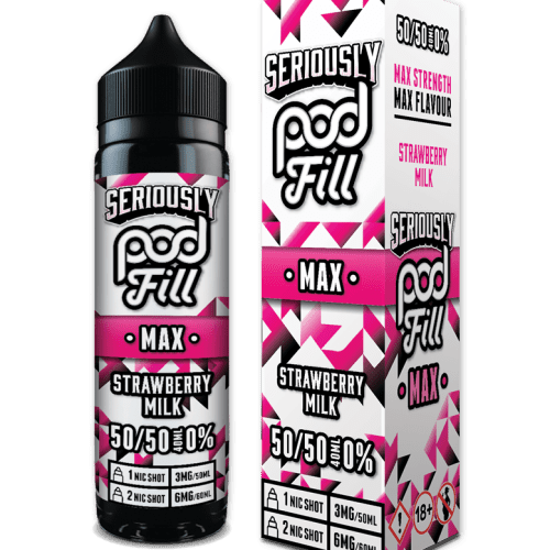 Strawberry Milk Seriously PodFill Max 40ml Bottle Box Small