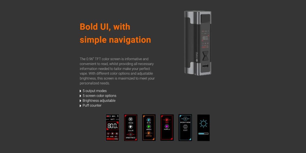 aspire zelos 3 navigation