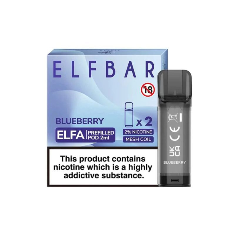 elf bar elfa blueberry pods