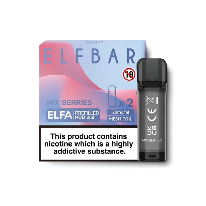 elf bar elfa pods mix berries