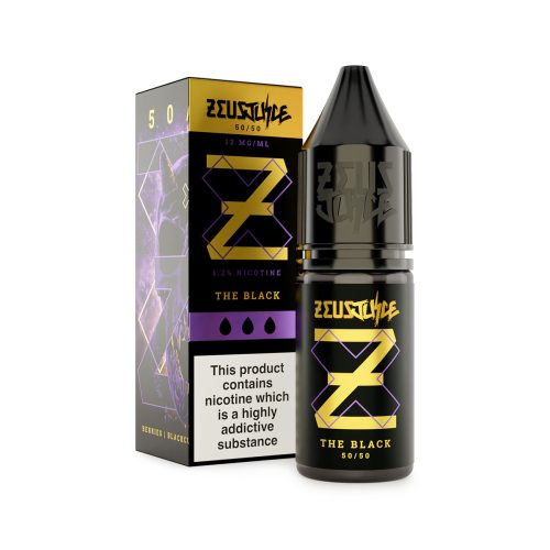 the black zeus juice 12mg 10ml freebase white