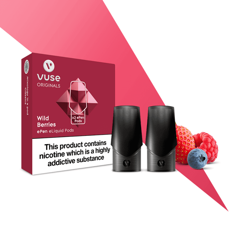 vuse uk vaping epen wild berry eliquid pods base 960 930