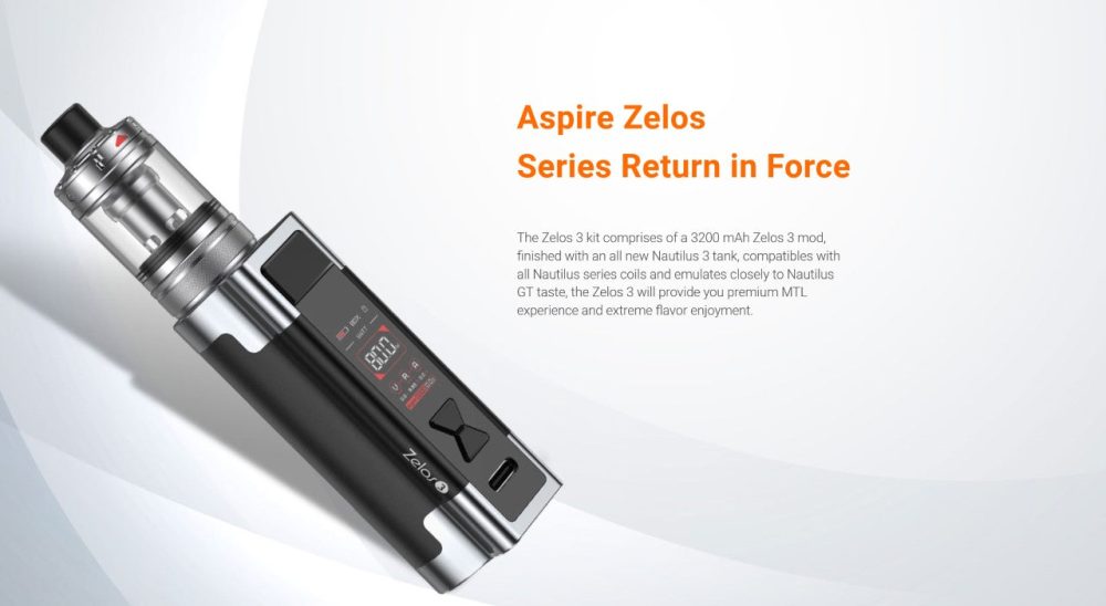 zelos 3 aspire uk